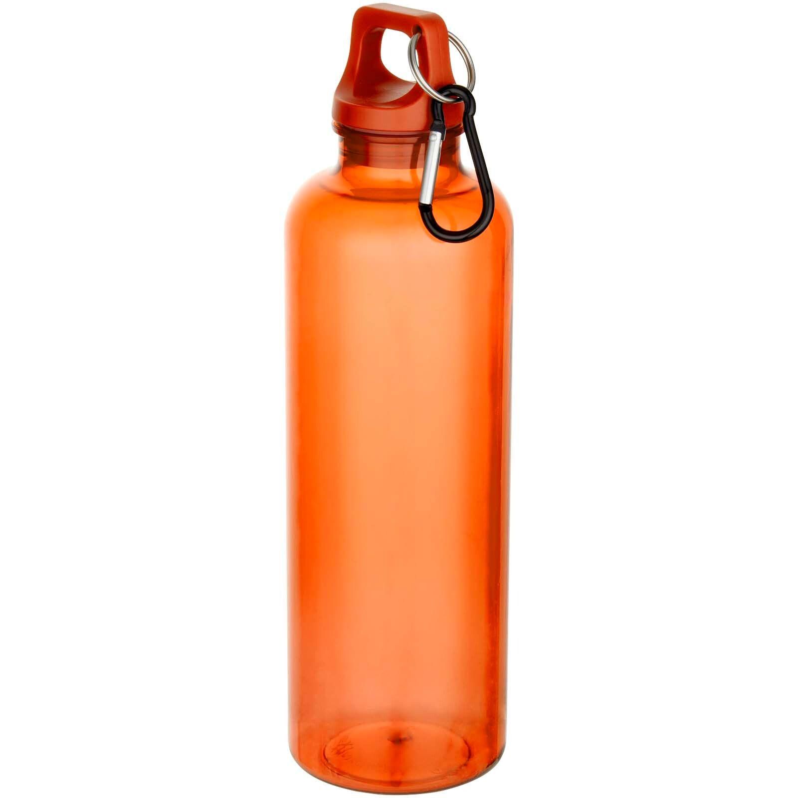 Oregon 750 ml RCS-zertifizierte Trinkflasche aus recyceltem Kunststoff mit Karabinerhaken - orange-98