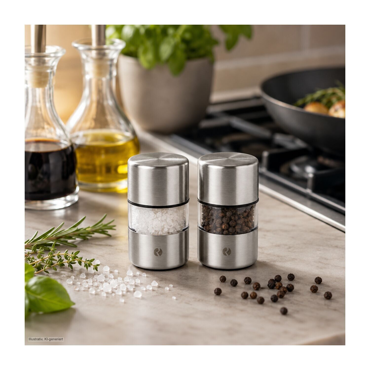 ROMINOX® Mini Salz- oder Pfeffermühle Milam-127