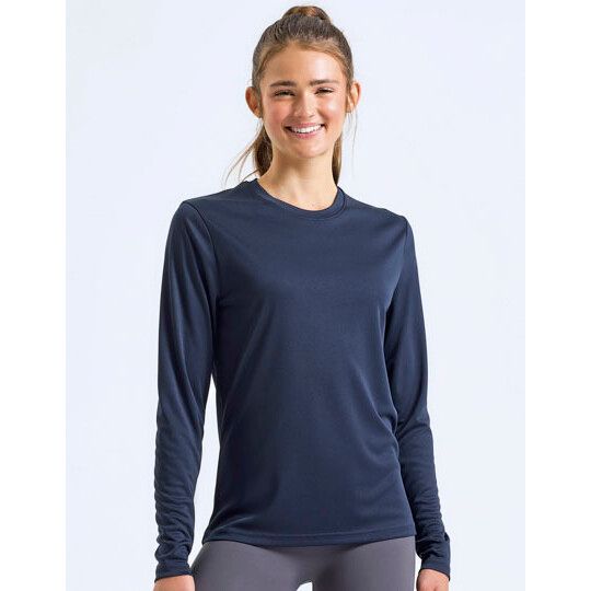 Women´s Long Sleeve Performance T-Shirt - sapphire-165
