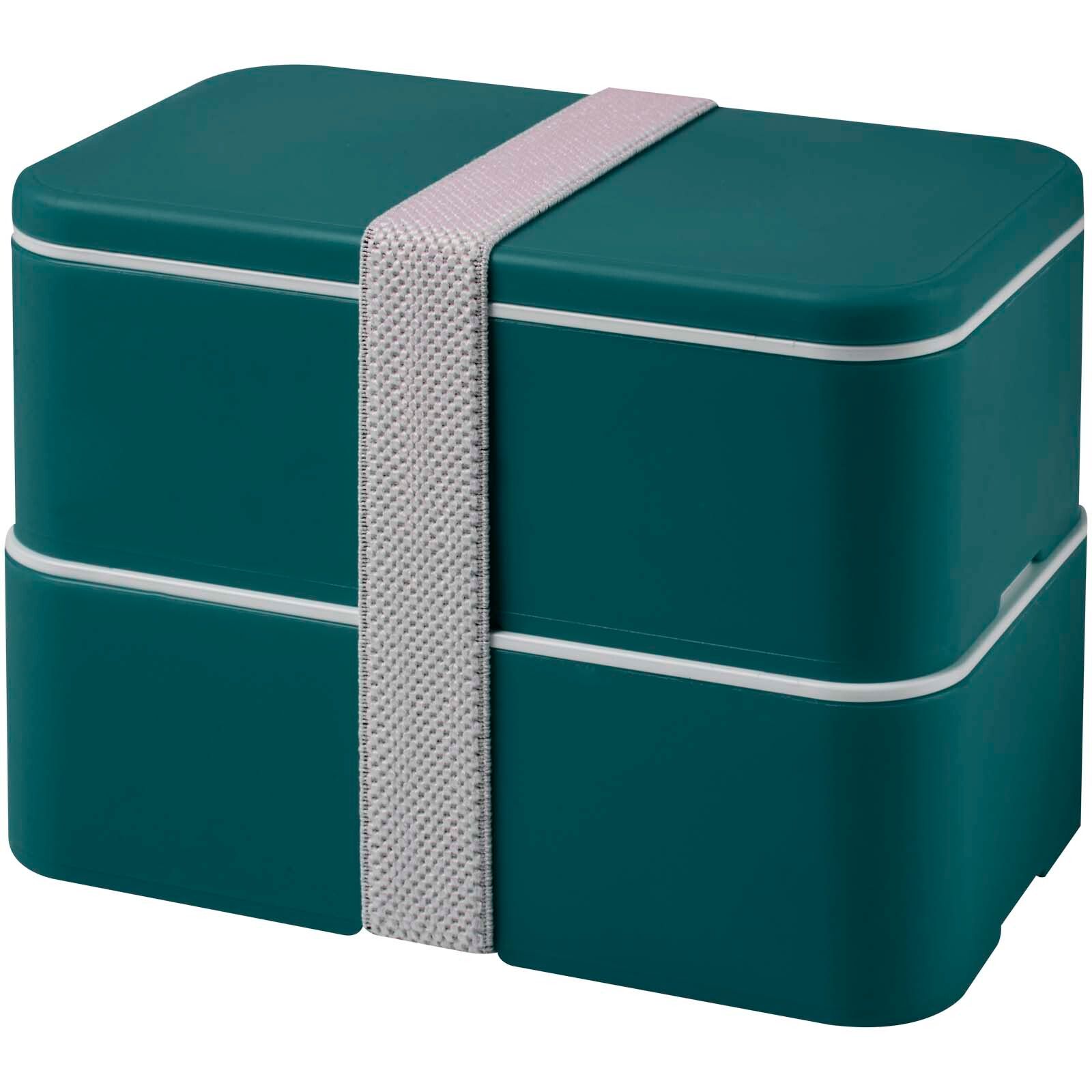 MIYO POP 700 + 700 ml doppelschichtige Lunchbox - tiefseeblau-904