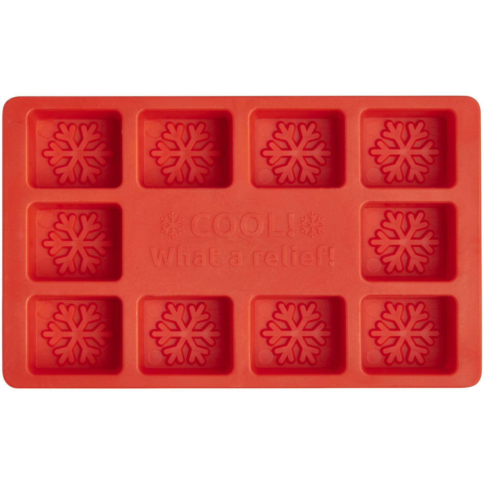 Chill individuell gestaltbarer Eiswürfelbehälter - rot-704