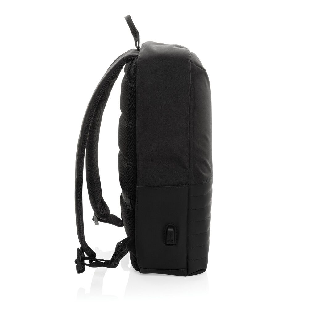 Swiss Peak AWARE™ Anti-Theft-RFID 15.6"-Laptop-Rucksack - schwarz-802