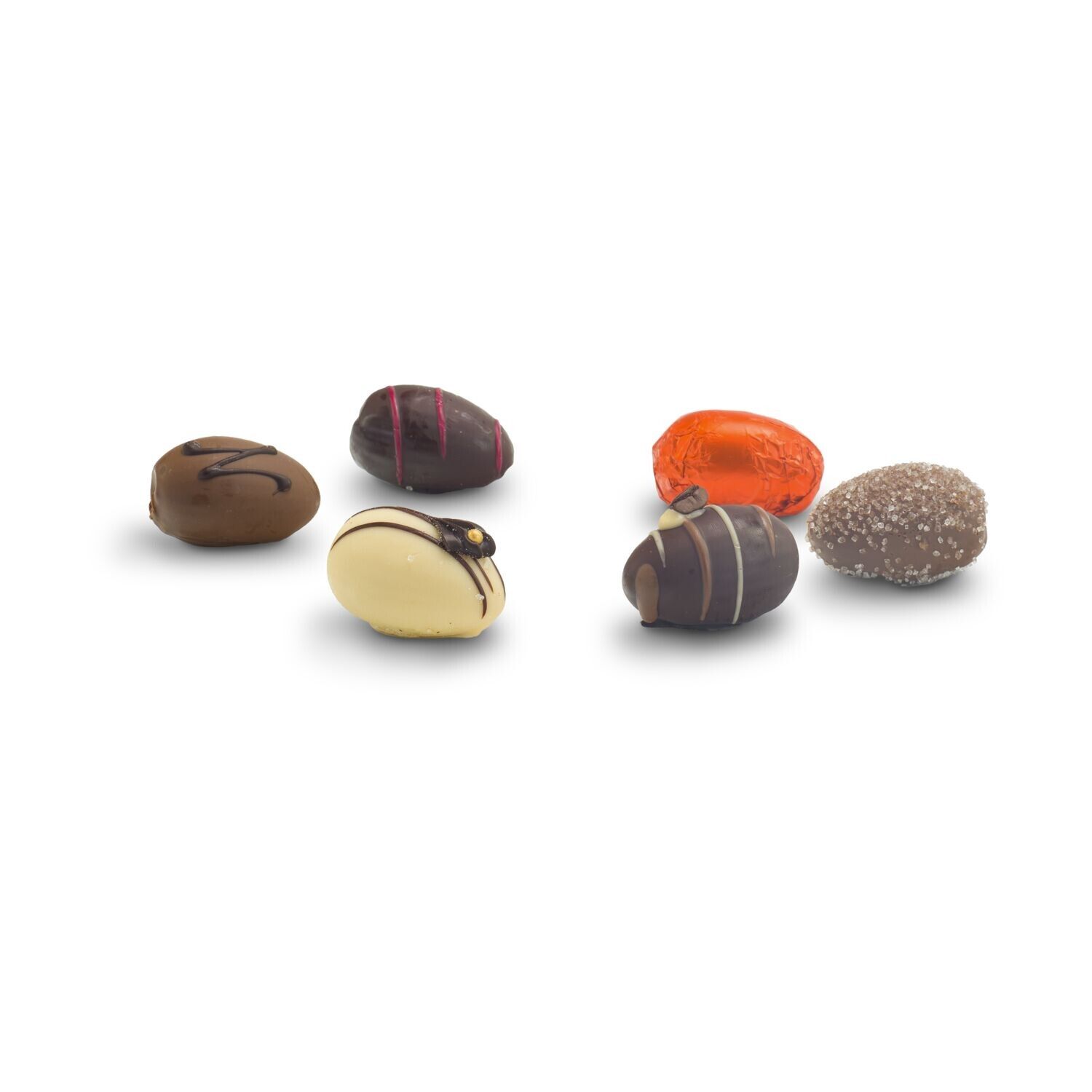 Schokoladen-Pralineneier, 6 Stück, 125 g-299