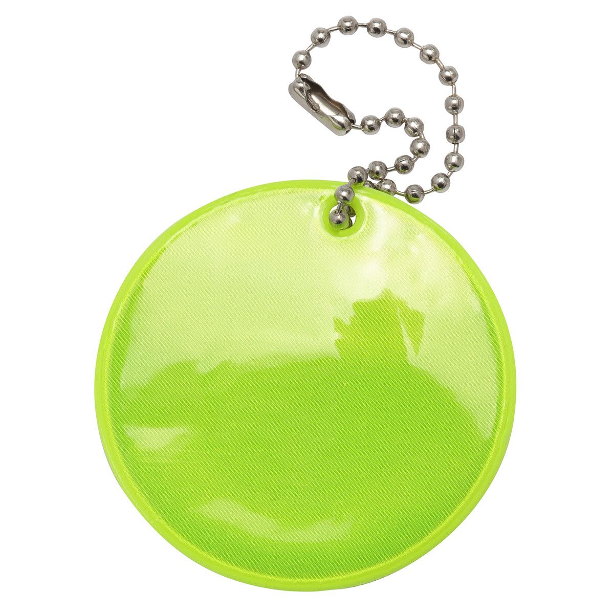 Weich-Reflektor mit Kugelkette, Kreis - neongelb-94