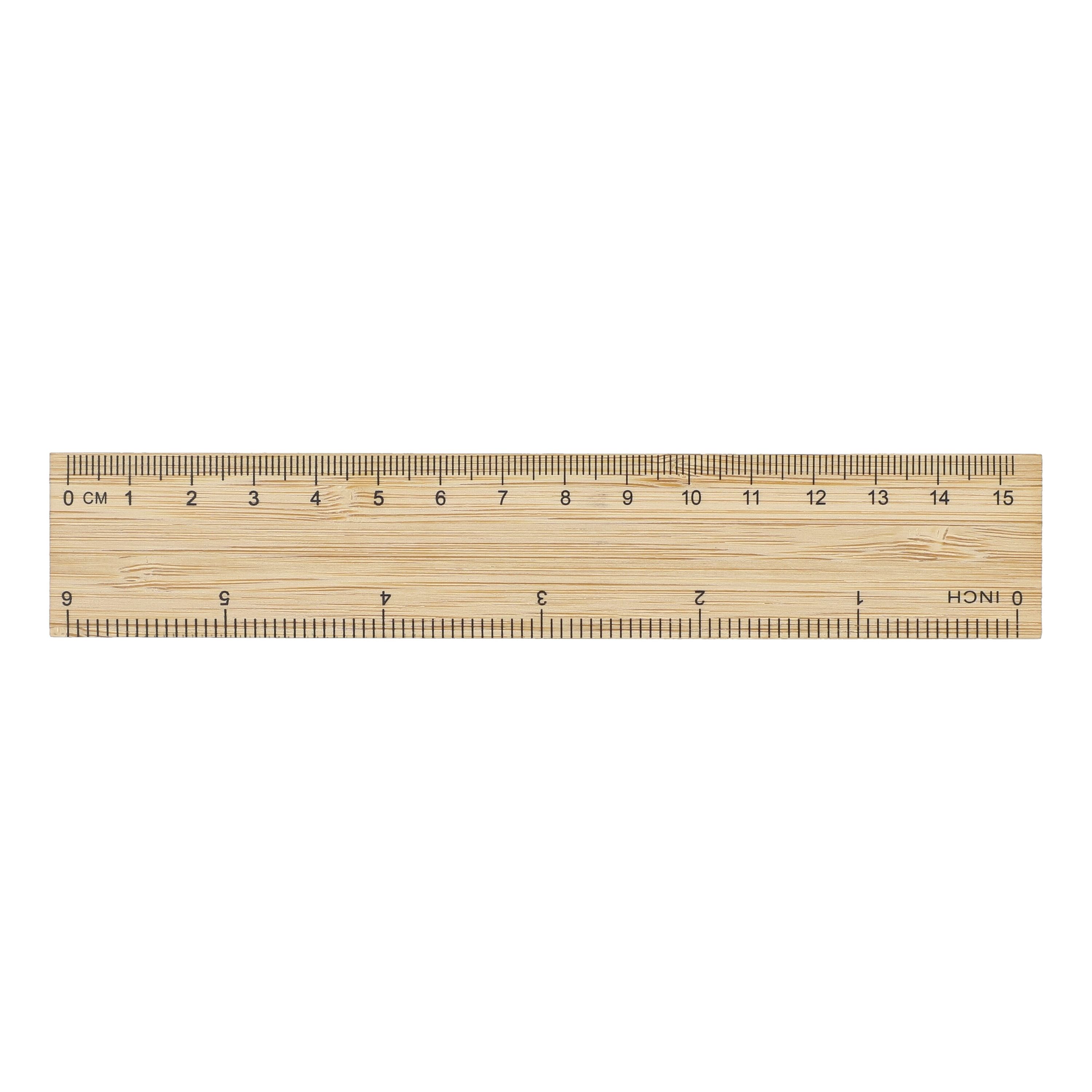 Bambus-Lineal 15cm - natur-314