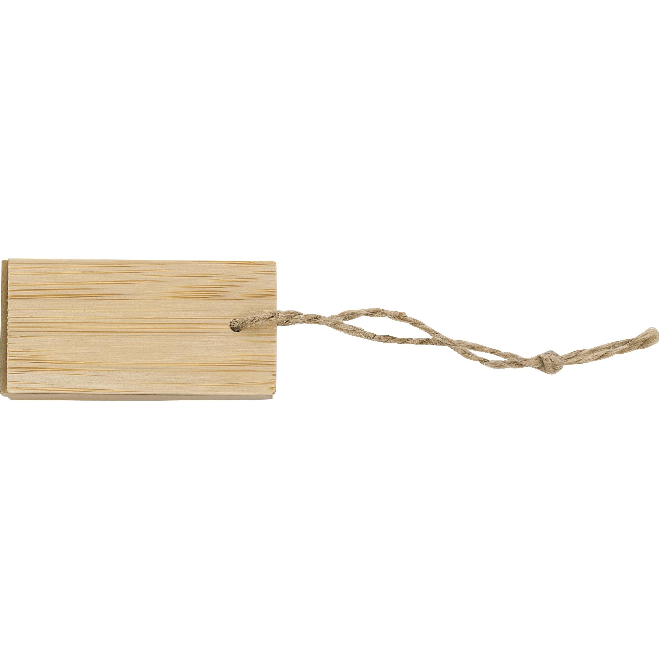 Bambushülle mit Haftnotizen Kingston - braun-111