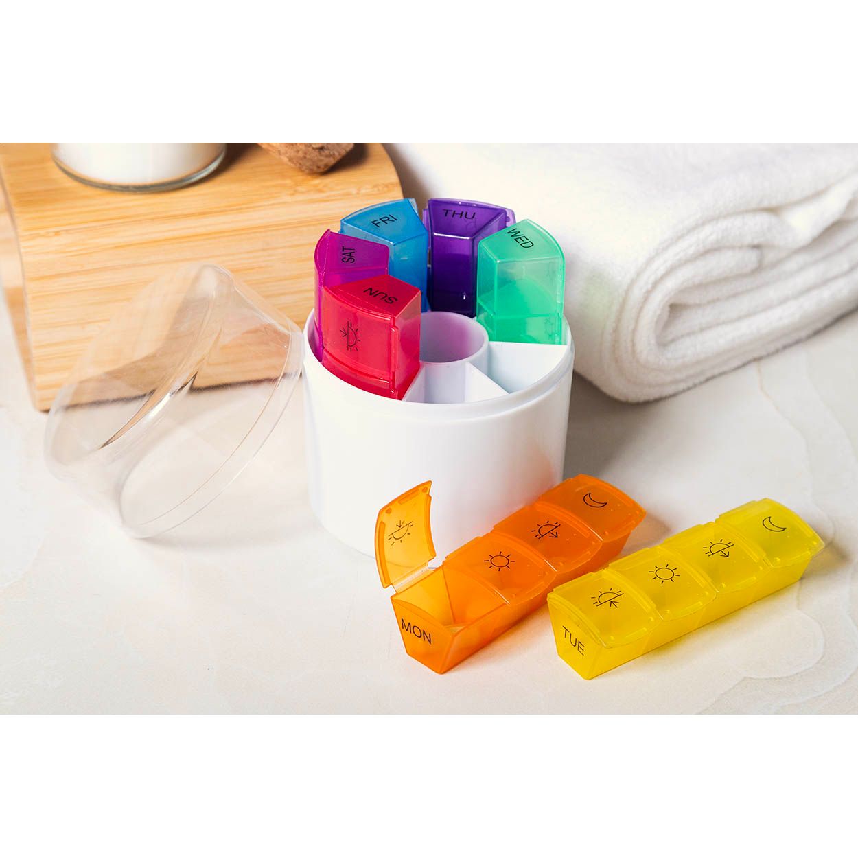 Everypill RABS Tablettendosenset - weiß-653