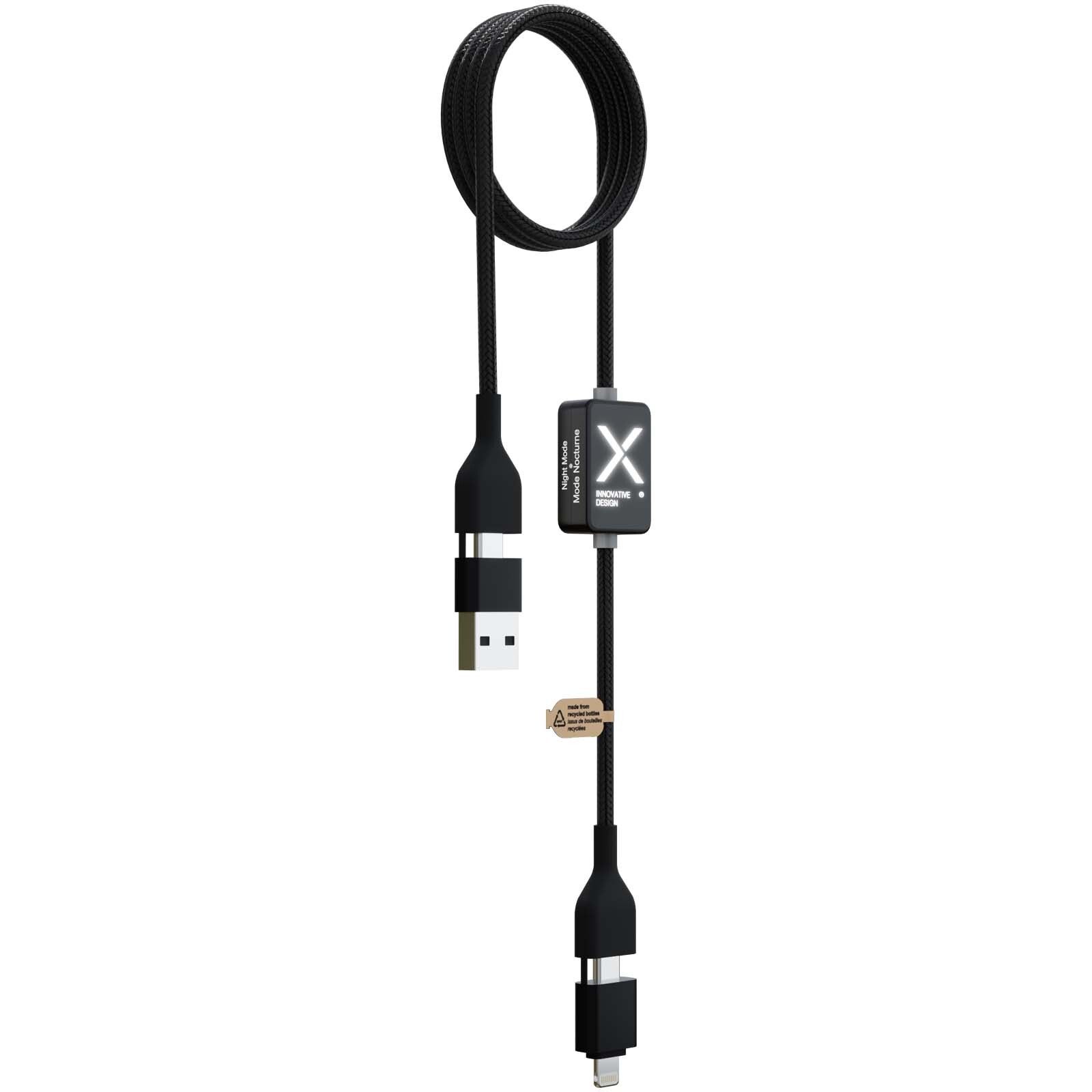 SCX.design C32 60W Ladekabel mit Schalter und Leuchtlogo - schwarz-516