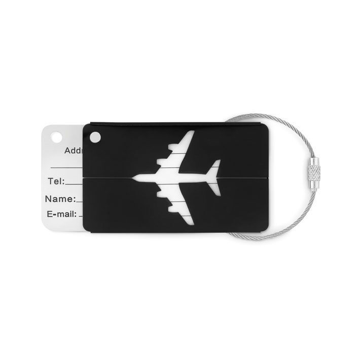 Kofferanhänger aus Aluminium FLY TAG - schwarz-152