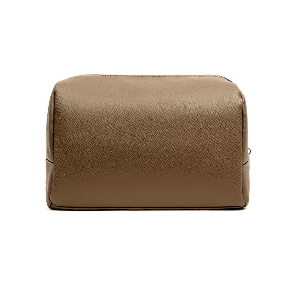 VINGA Bermond Kulturtasche aus RCS recyceltem PU - braun-361