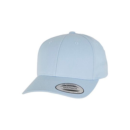 Curved Classic Snapback - light blue-258