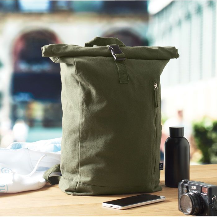 Rolltop-Rucksack 390 g/m² KAMET - armeegrün-37