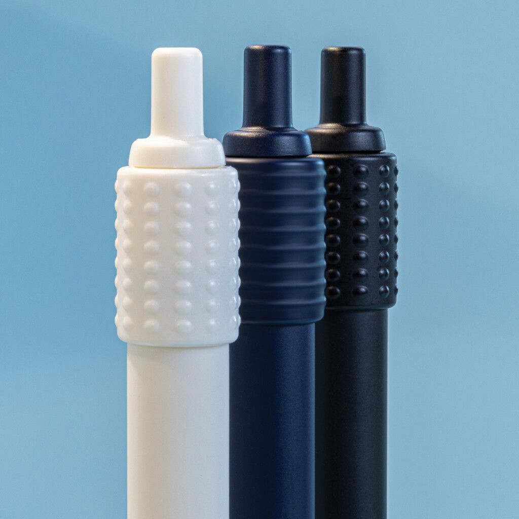 Quill-Anti-Stress-Stift aus GRS rec. rABS - navy blau-550