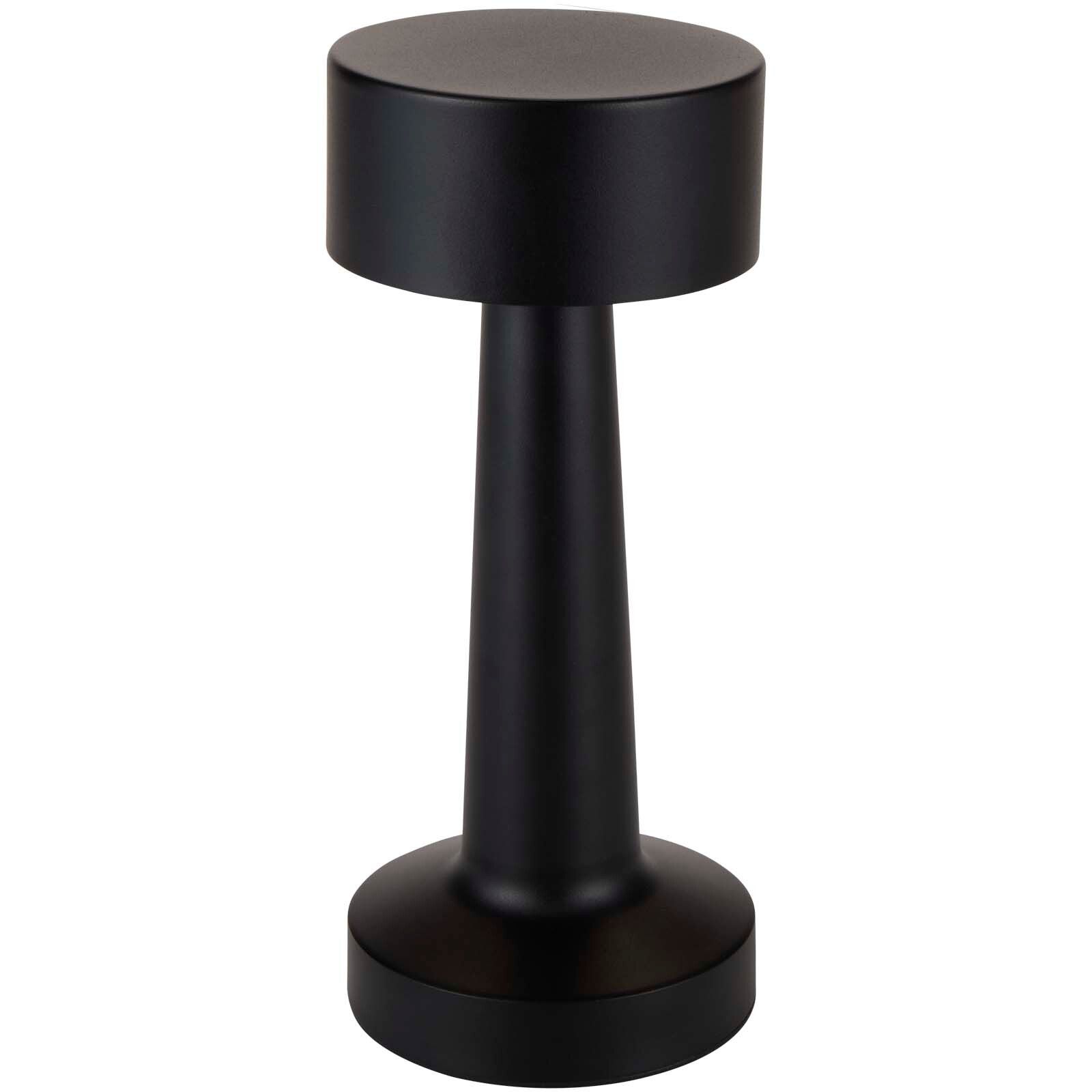 Aludra Wiederaufladbare dimmbare Tischlampe mit 3 Lichtmodi - schwarz-675