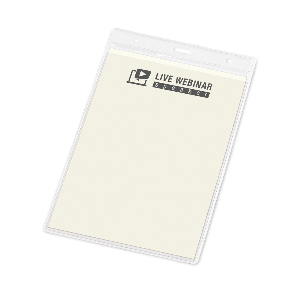 WHITMAN Ausweishülle aus PVC - transparent-842