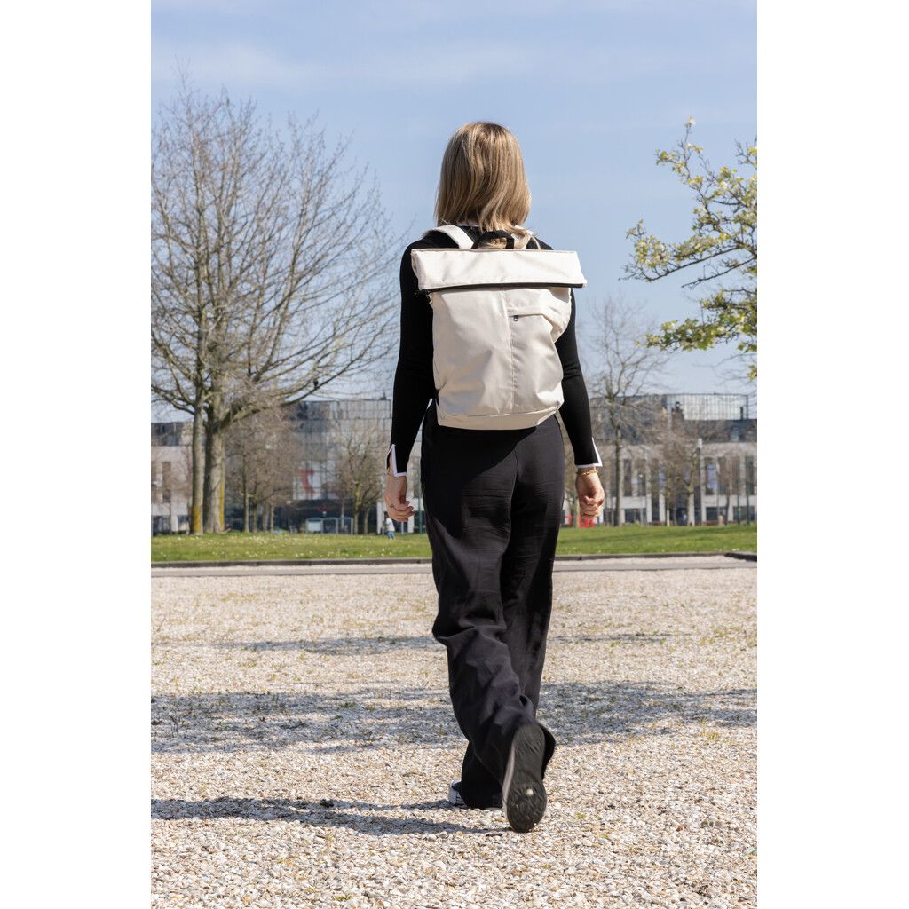 Dillon AWARE™ RPET faltbarer Lightweight-Rucksack - off white-408