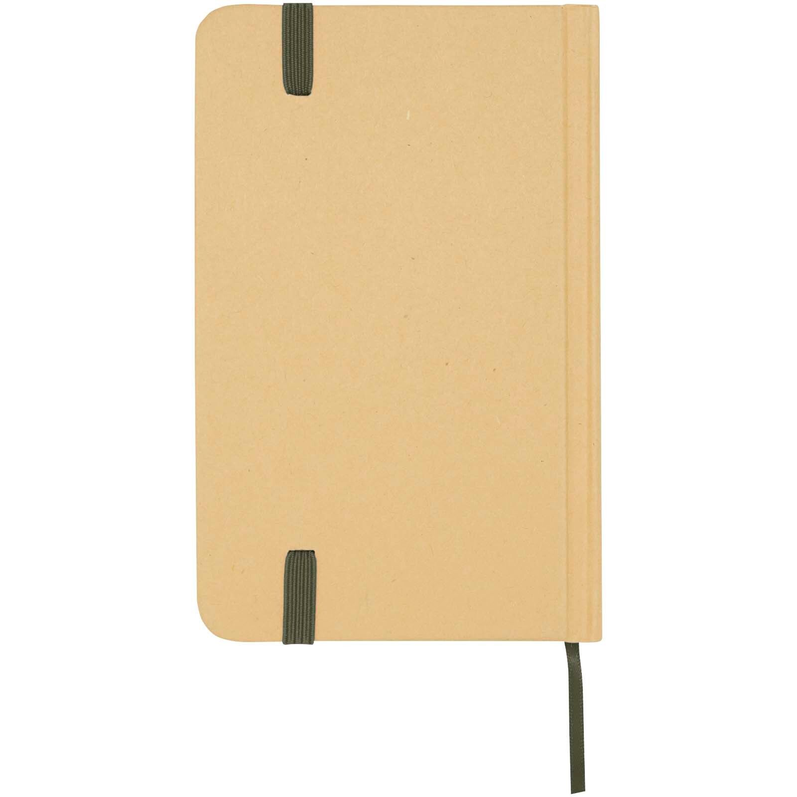 Reed A6 Hardcover Notizbuch, blanko, aus recyceltem Material - waldgrün-358
