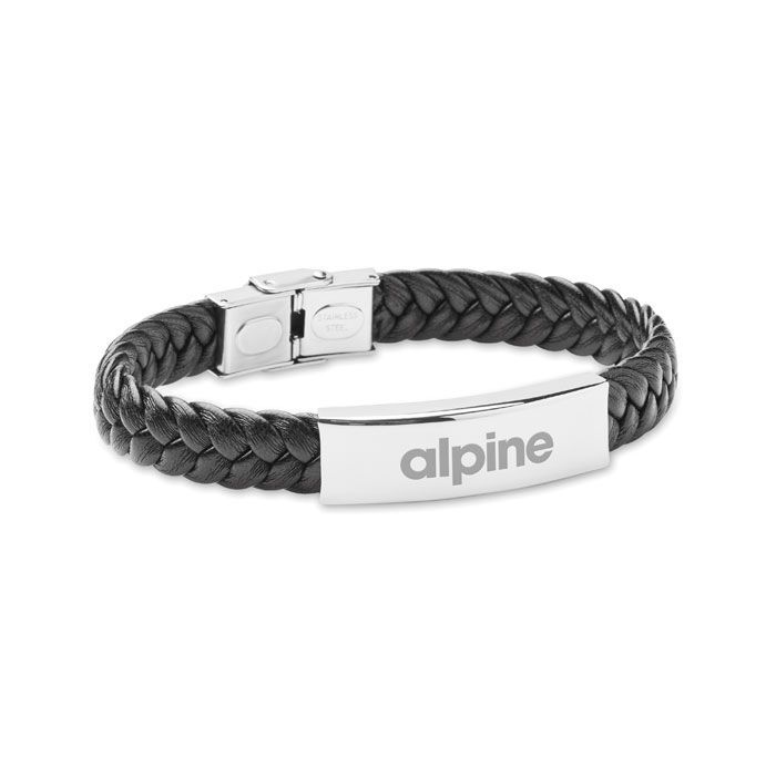 Geflochtenes Armband 21 cm FAULET - schwarz-774