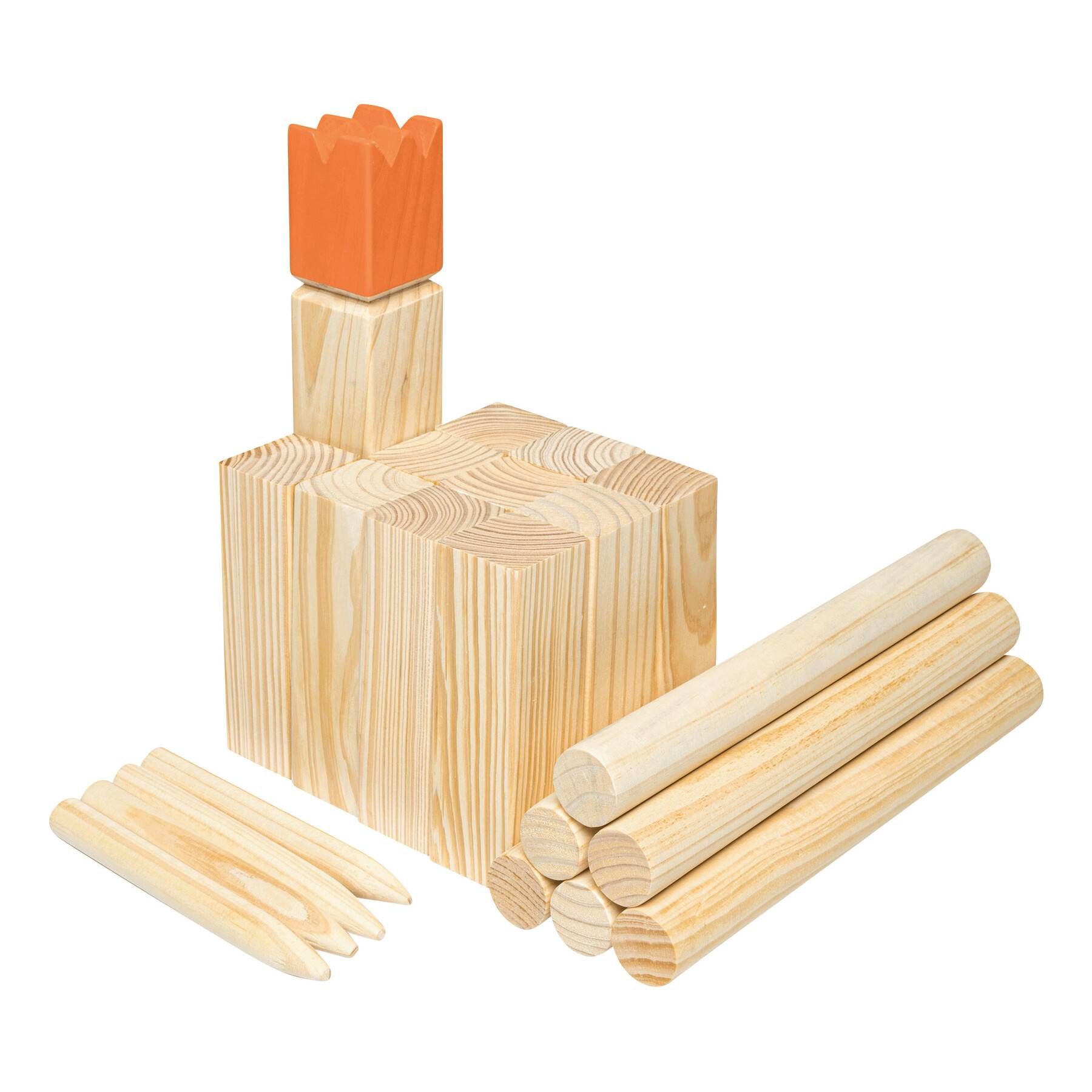 Wikinger Wurfspiel KUBB - braun-811