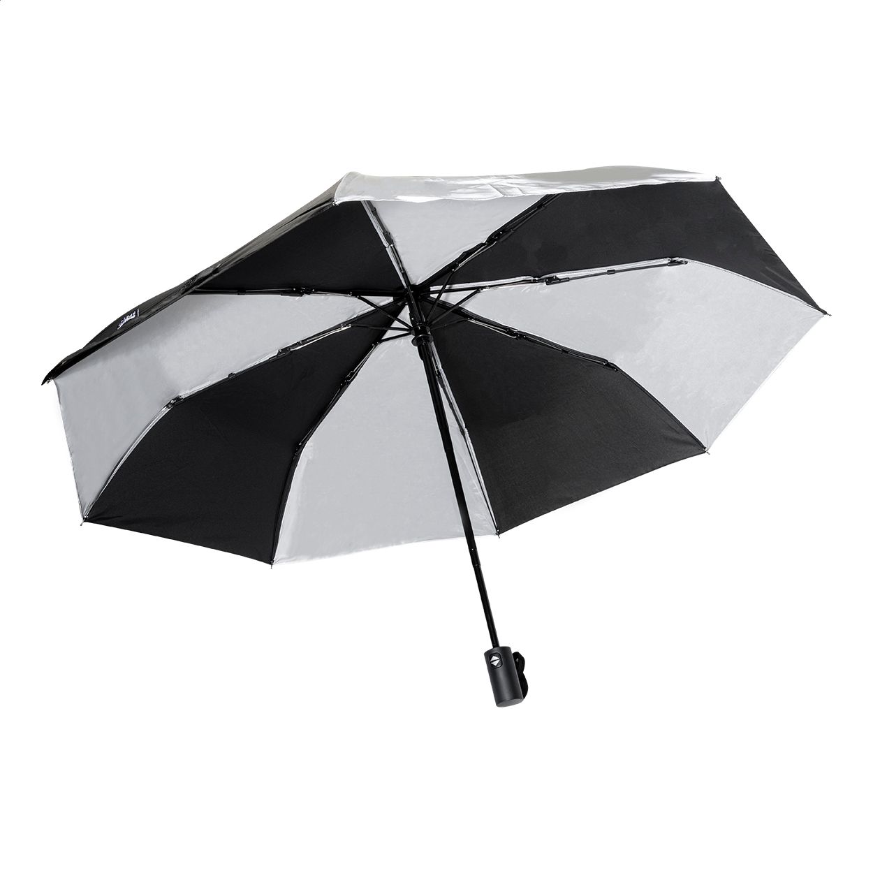 Radians Fold Reflektierender RPET-Regenschirm - schwarz-404