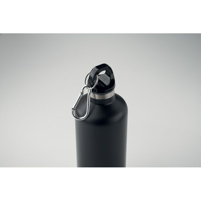 Doppelwandige Flasche 500 ml CARABI - schwarz-304