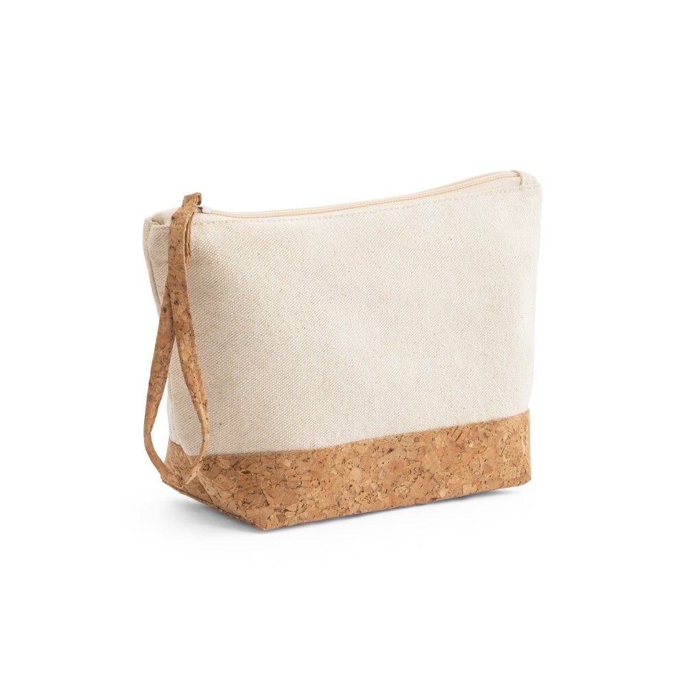 BLANCHETT Kulturtasche aus 100% Baumwolle und Kork - naturhell-832