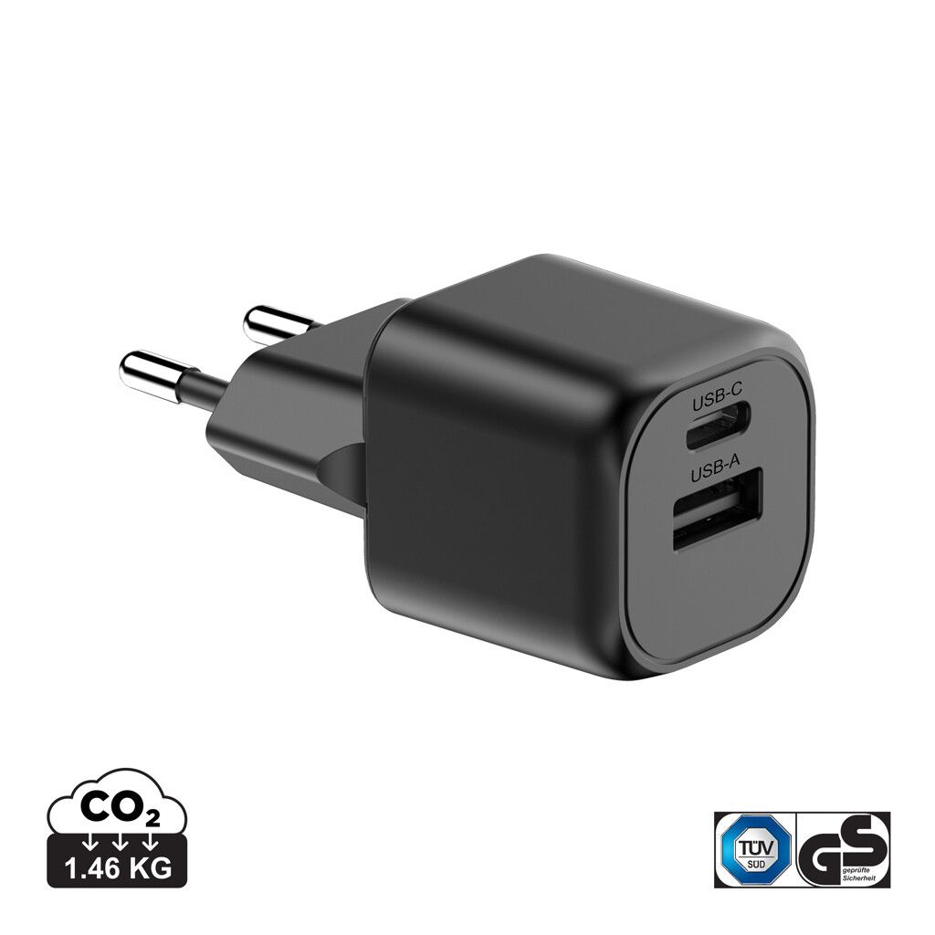 Urban Vitamin Monterey 20W-GAN-Ladegerät aus RCS rec. PC - schwarz-226