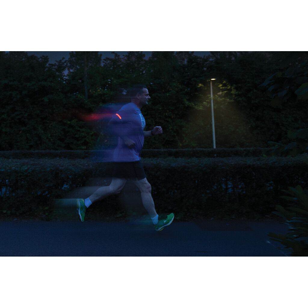 Lumi Sprint wiederaufladbares LED Lauflicht aus RCS rec. ABS - grau-188