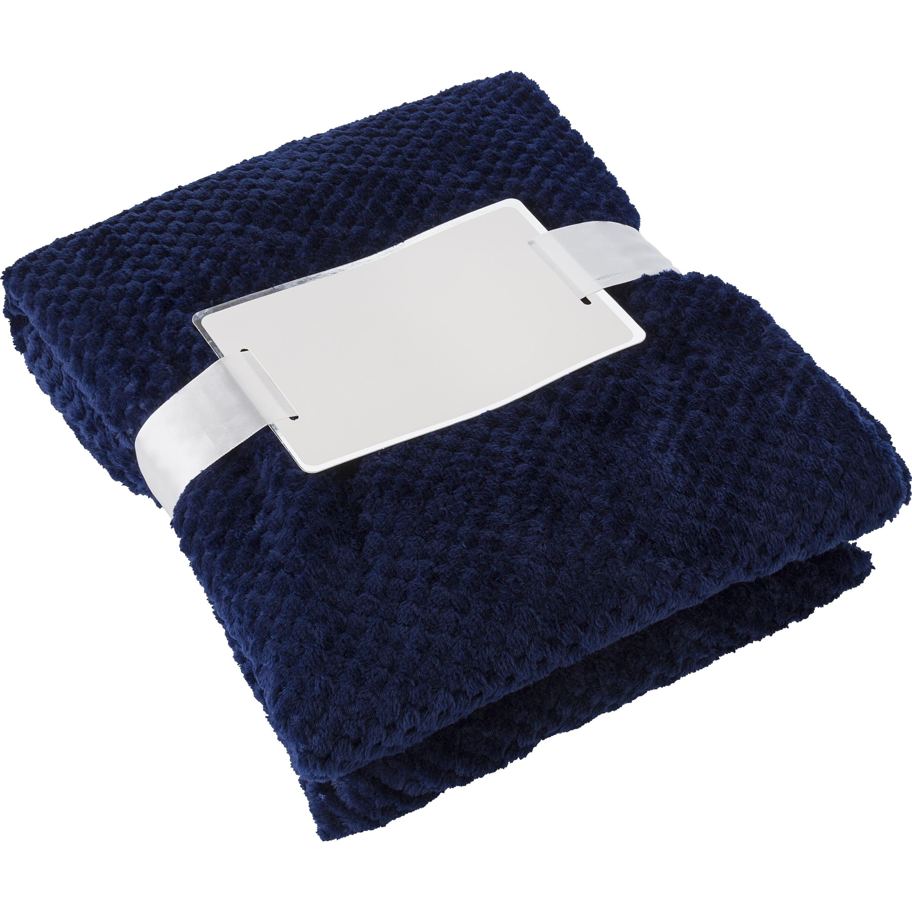 Flanellfleece (230 gr/m²) Decke Nikolai - blau-472