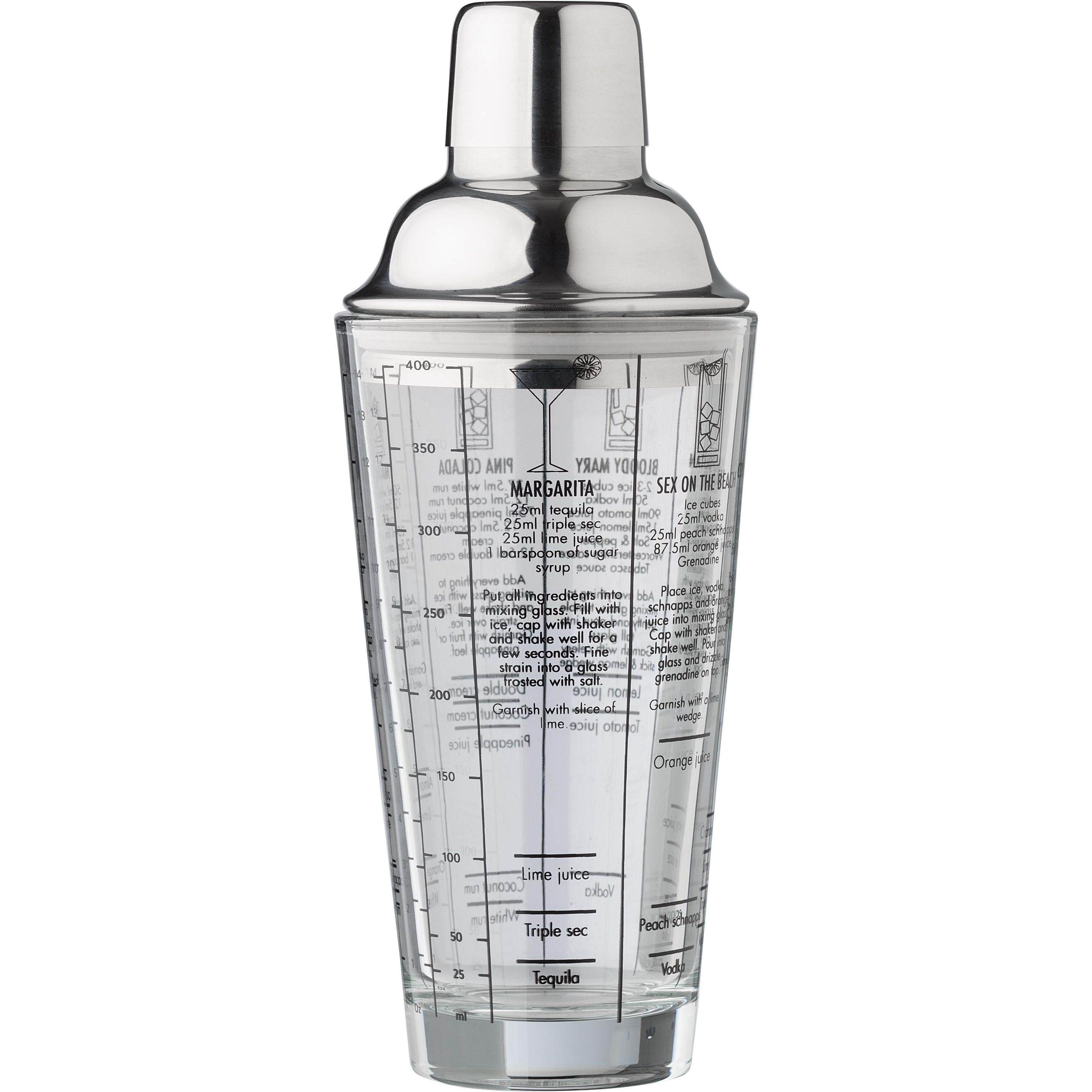 Glas-Cocktailshaker (400 ml) Adela - neutral-498