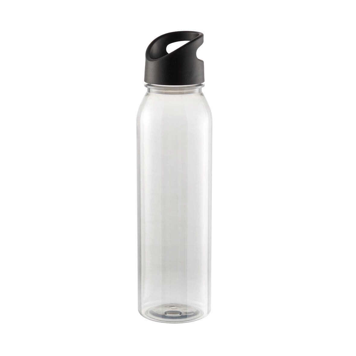 Trinkflasche Active Wave, 650 ml - transparent - schwarz-159