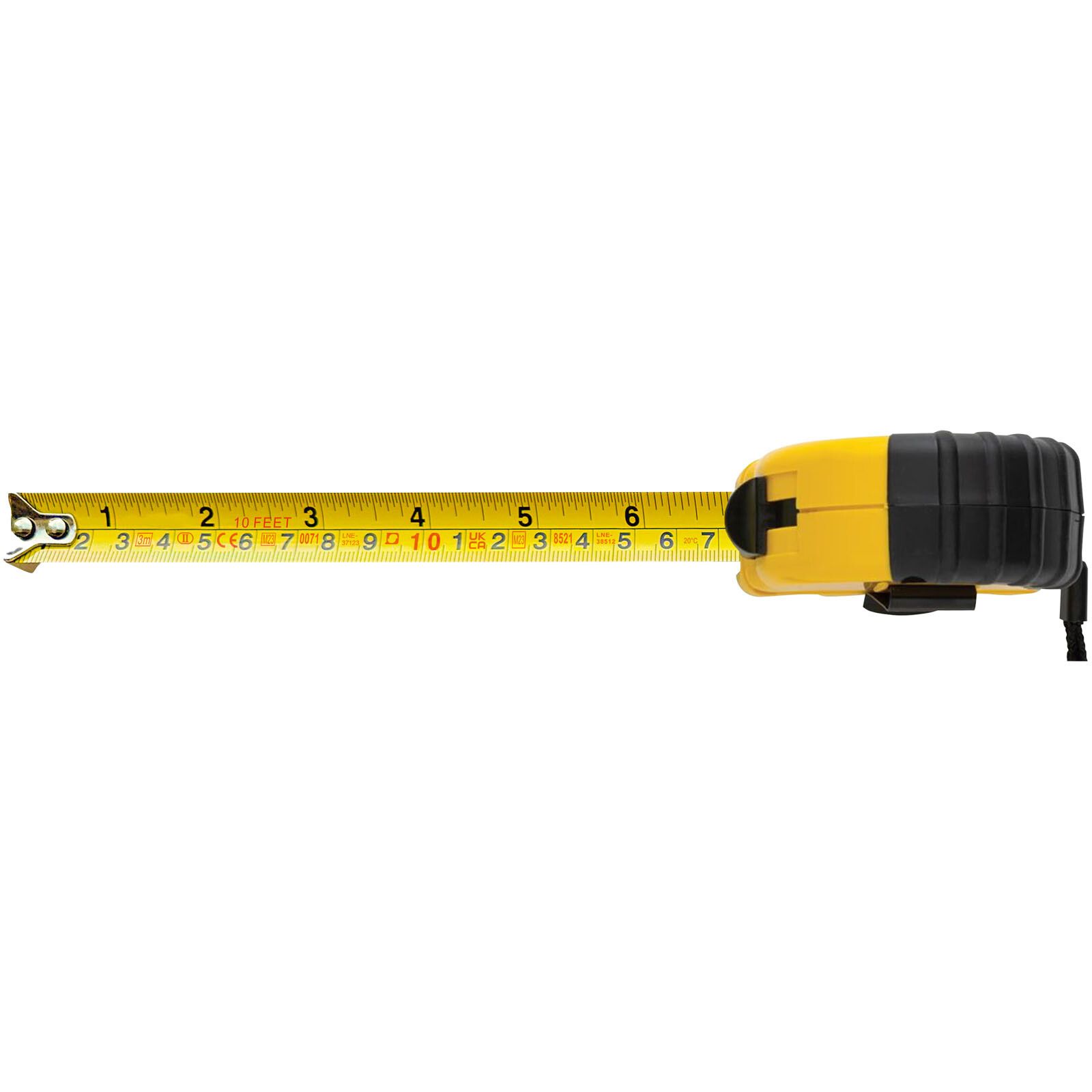 Rule 5 Meter Maßband aus recyceltem RCS Kunststoff - gelb-436
