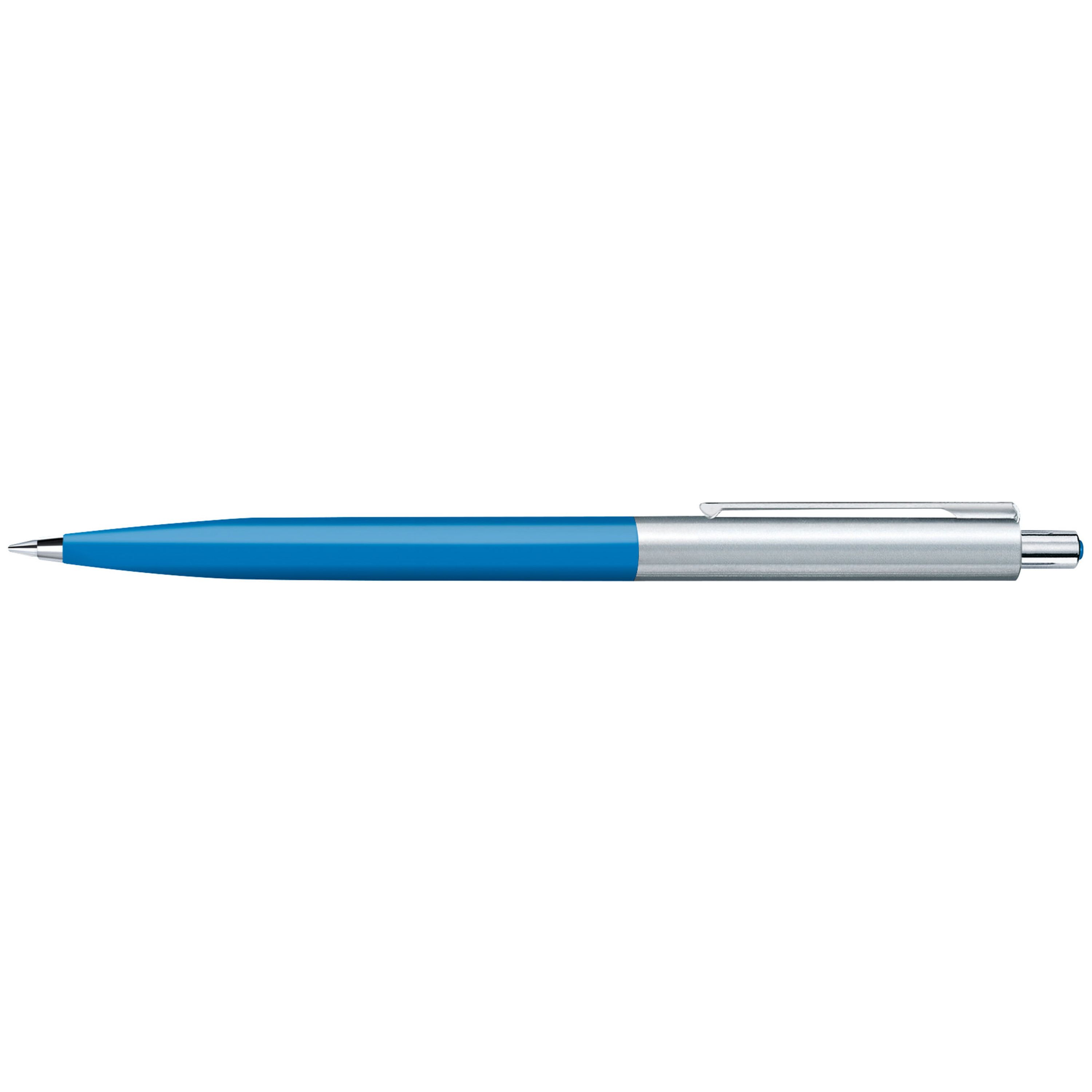 Point Metal Druckkugelschreiber - blau-122