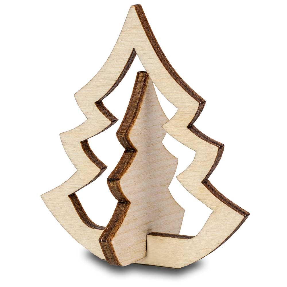 Holzfiguren-Karte - Tannenbaum-537