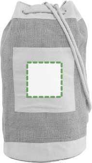 Veredelungsposition Tasche auf der Vorderseite