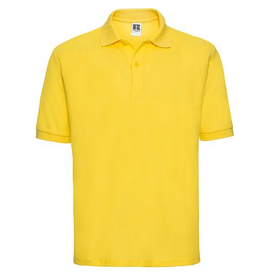 Men's Classic Polycotton Polo - yellow - M-832
