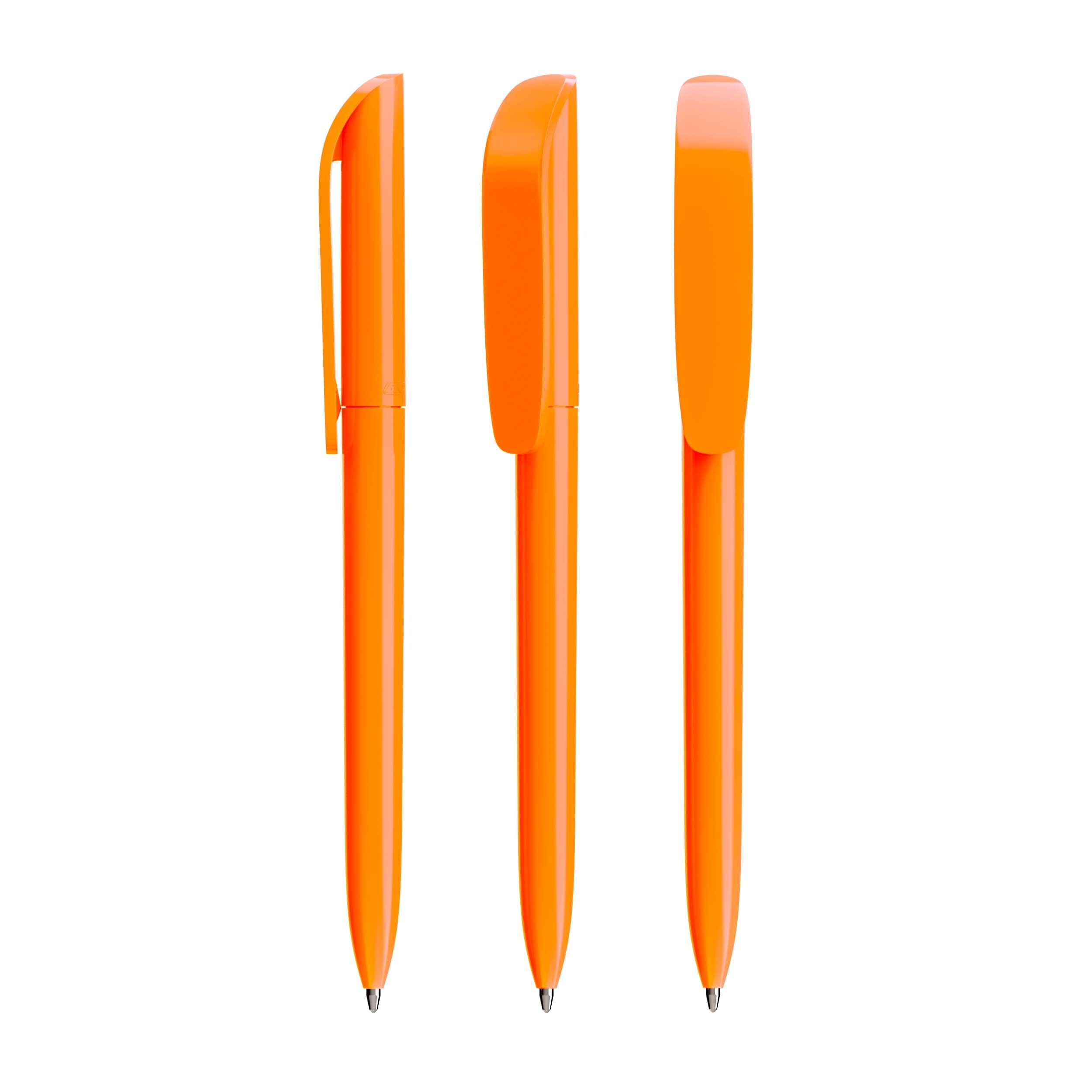 BIC® Super Clip Kugelschreiber, Mine blau - orange-562
