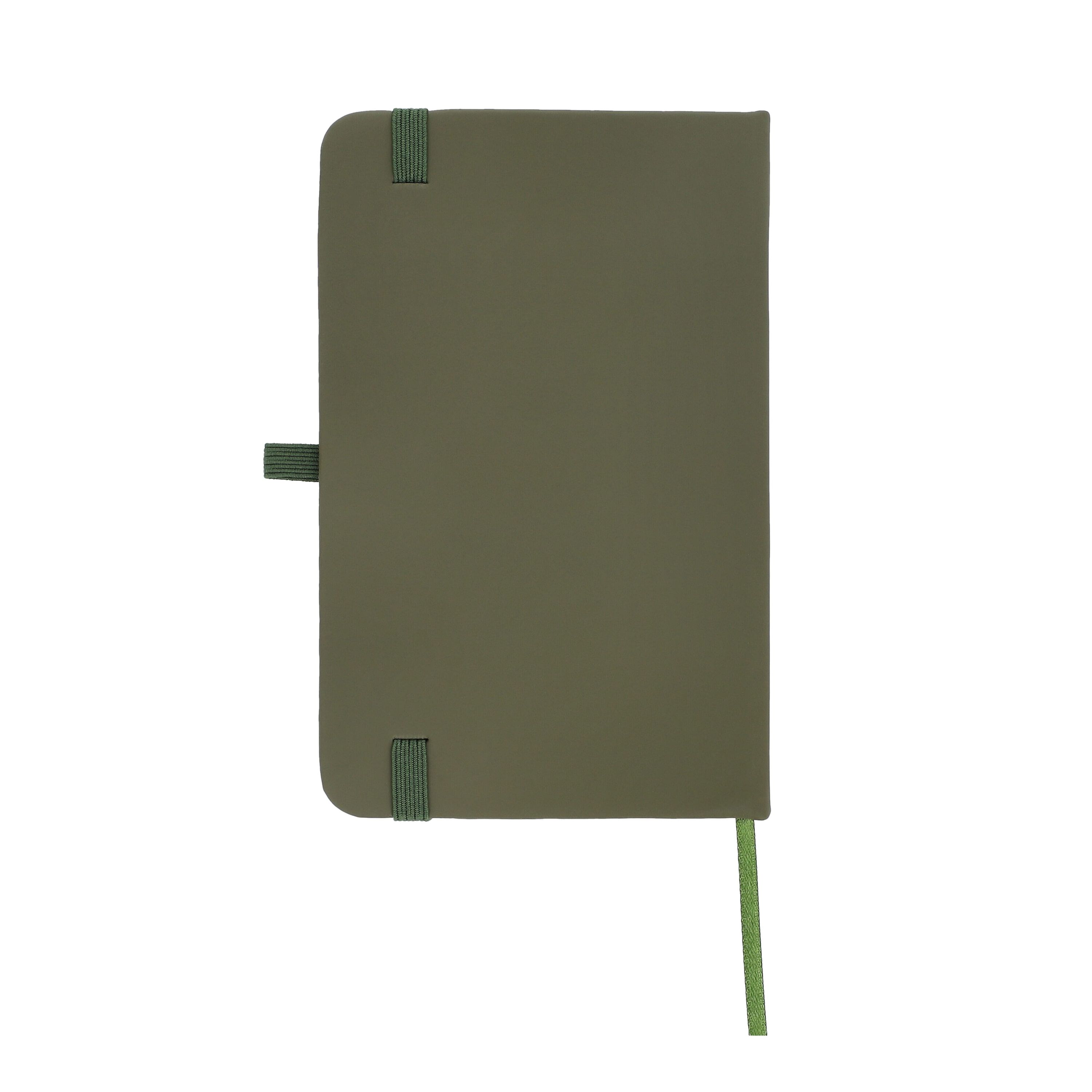PU-Notizbuch Sora A6 - dried green-943