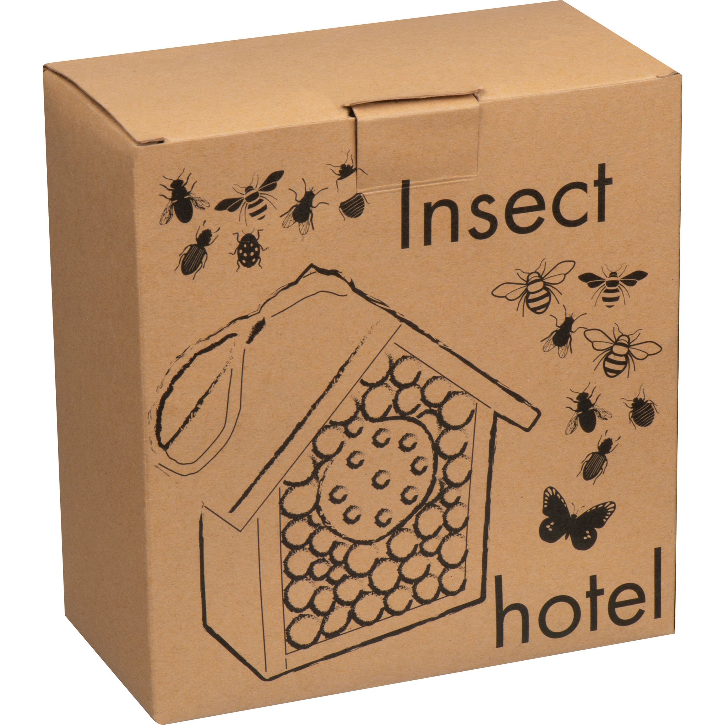 Insektenhotel aus Holz - beige-510
