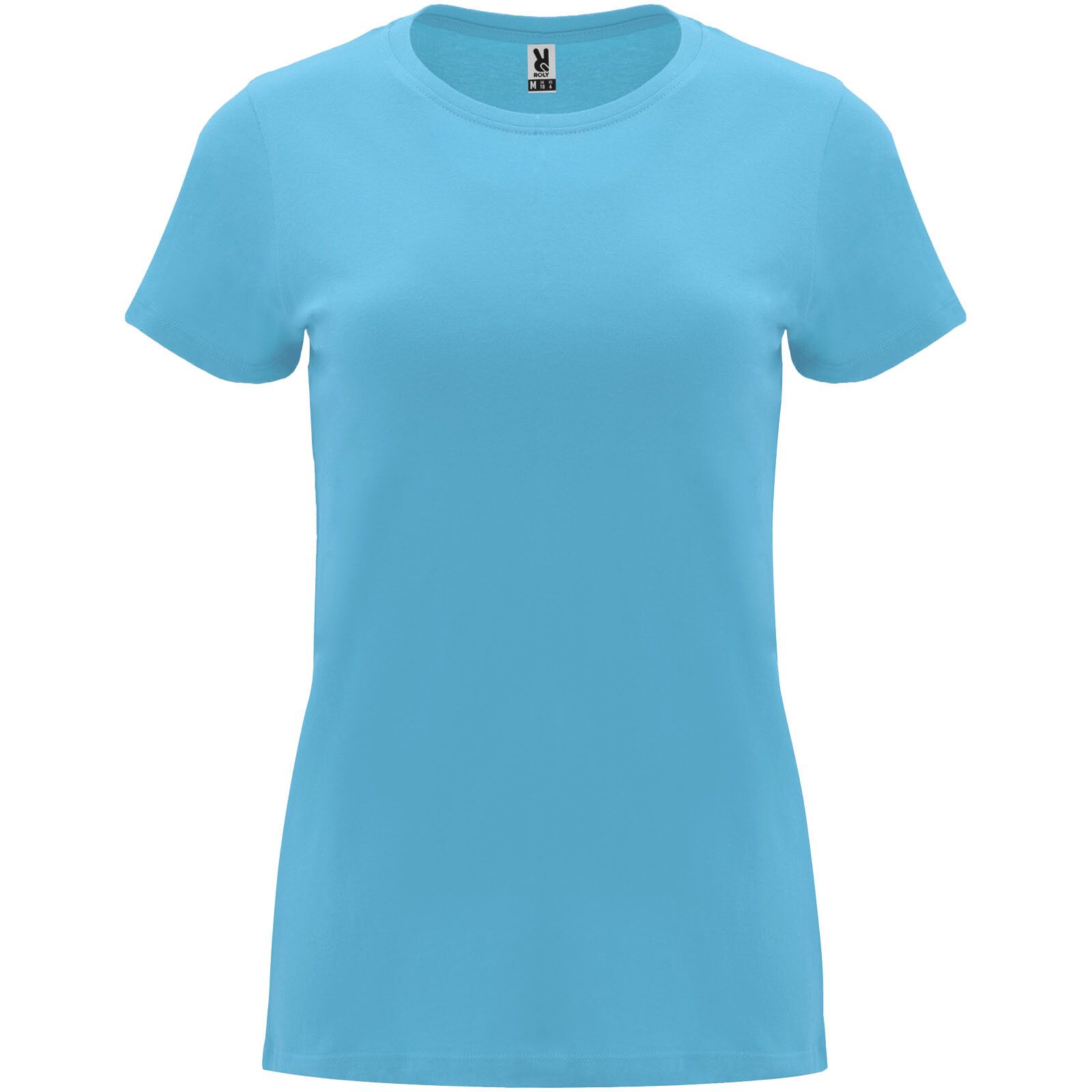 Capri T-Shirt für Damen - türkis - XL-665