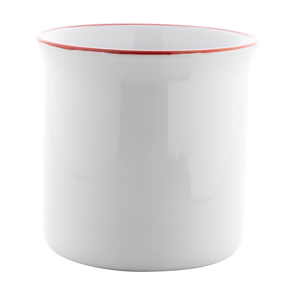 Woodstock Subo Vintage Sublimationstasse, 300 ml - rot - weiß-970