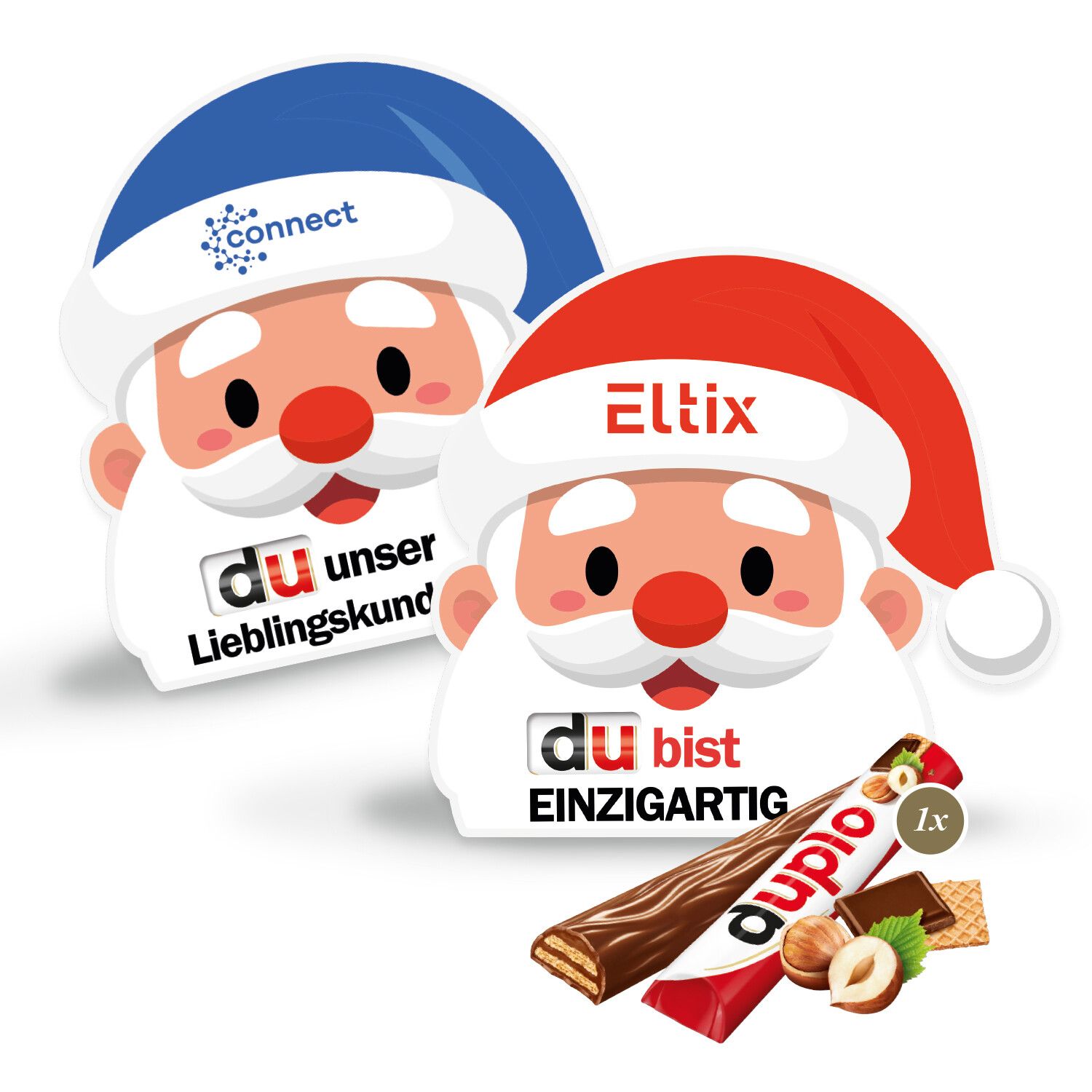 Werbekarte "Santa" mit Duplo-60