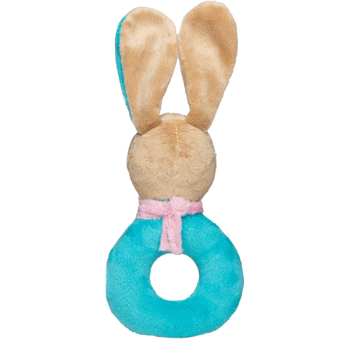 MiniFeet® Greifling Hase, rund mit Rassel - bunt-183