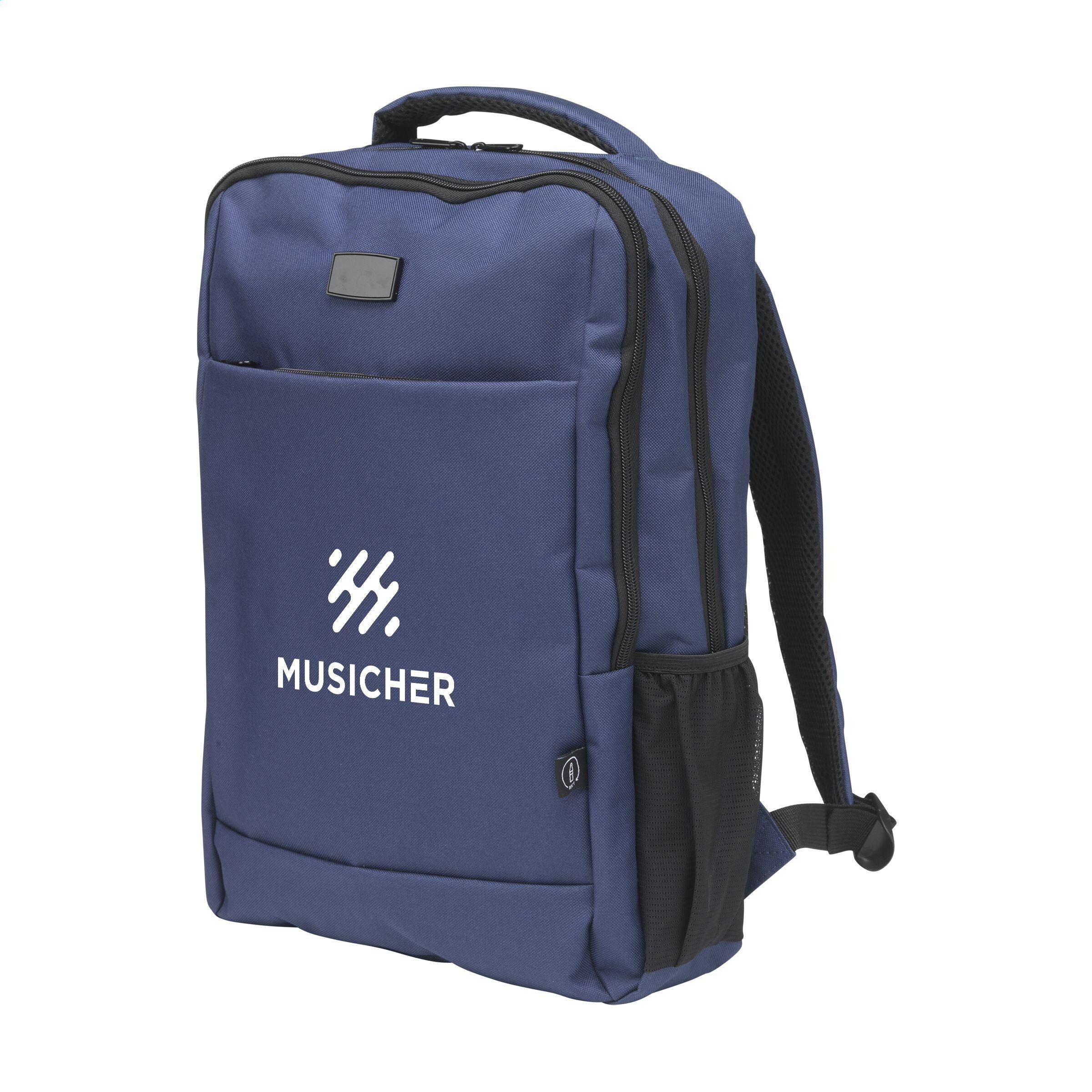 Urban Traveler GRS RPET Backpack - marineblau-57
