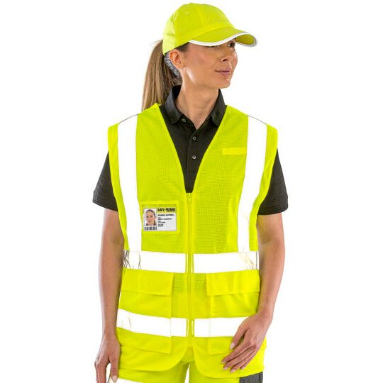 Executive Cool Mesh Safety Vest - fluorescent orange-198