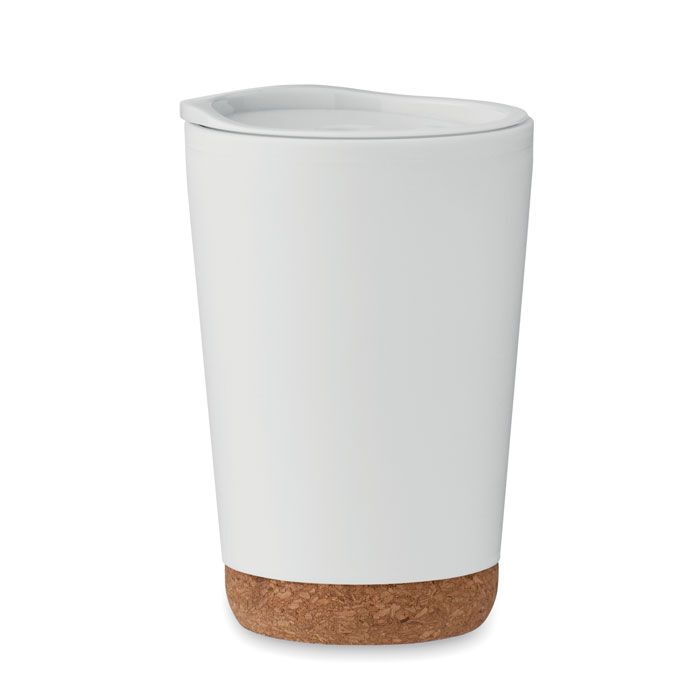 Doppelwandiger Becher 300 ml CO - weiß-162