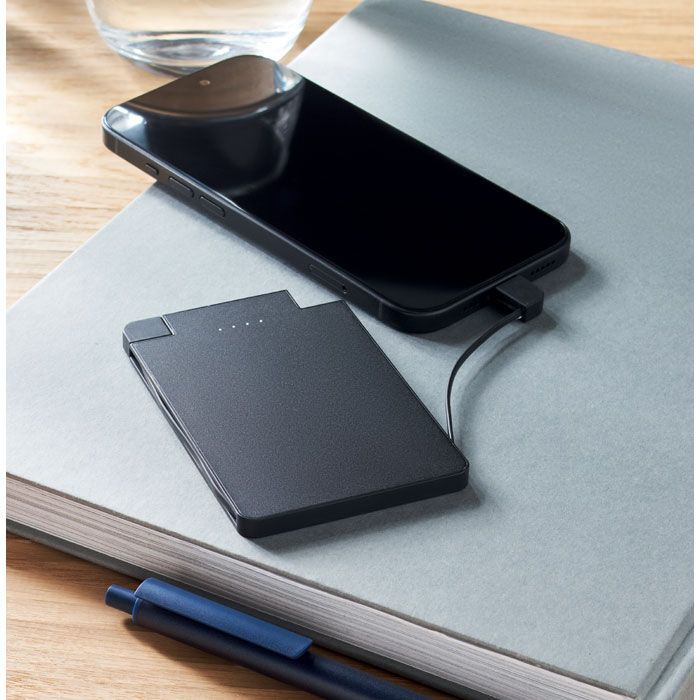 Magnetische Powerbank 2500 mAh SLIMPO - schwarz-826
