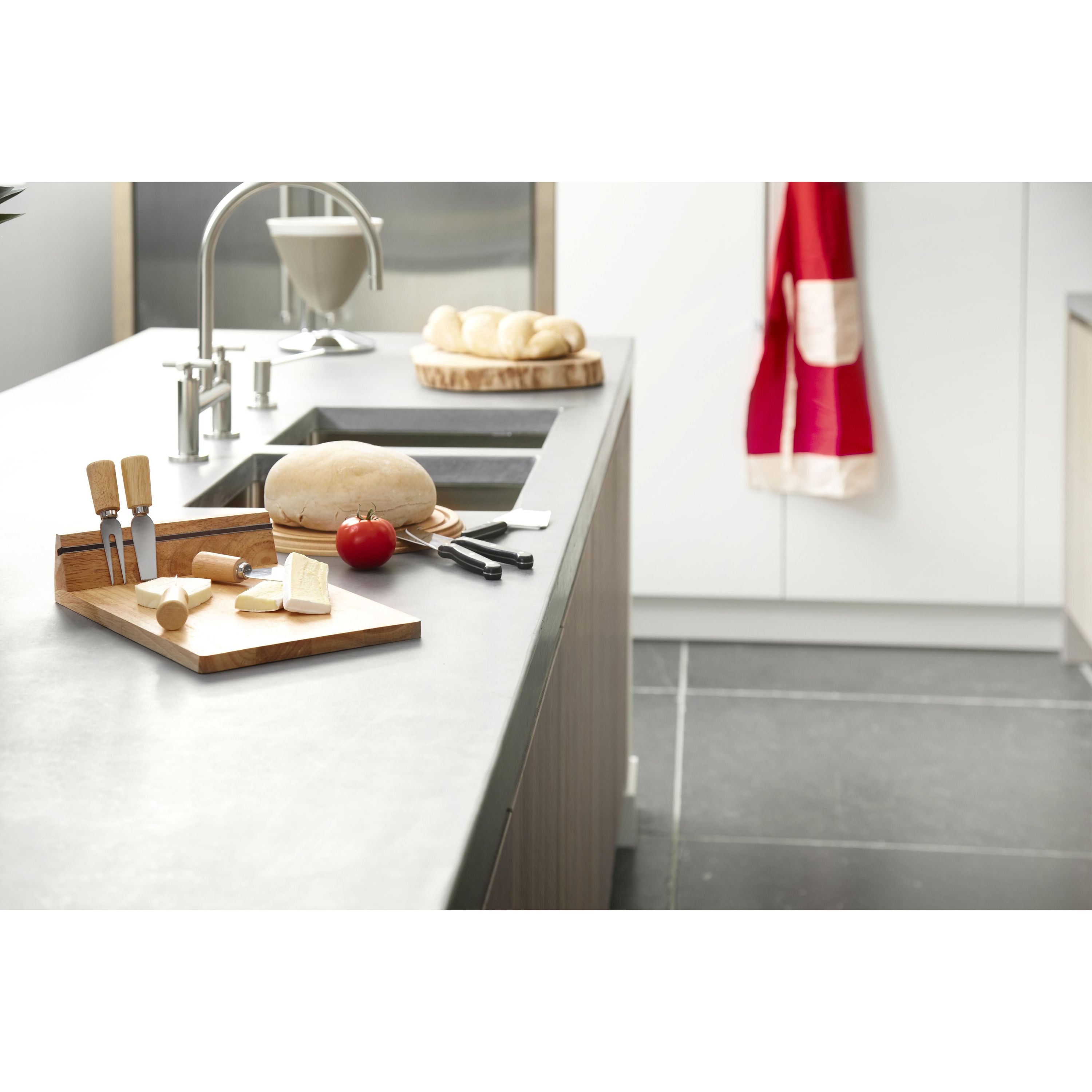 Käsebrett aus Holz Arlo - braun-379