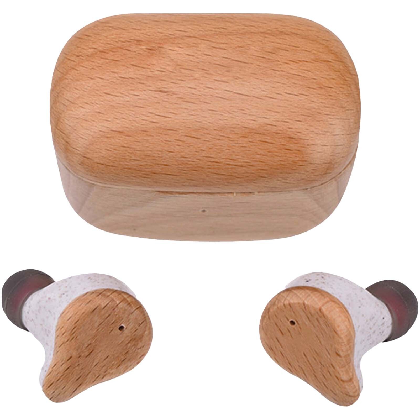 Prixton TWS163 Bluetooth Ohrhörer - holz-621