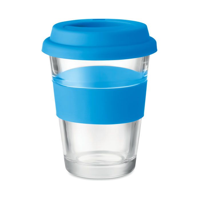 Glas Becher 350 ml ASTOGLASS - blau-214